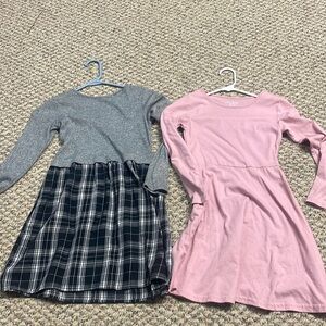 2 barely worn very cute size 7/8 Children’s Place dresses